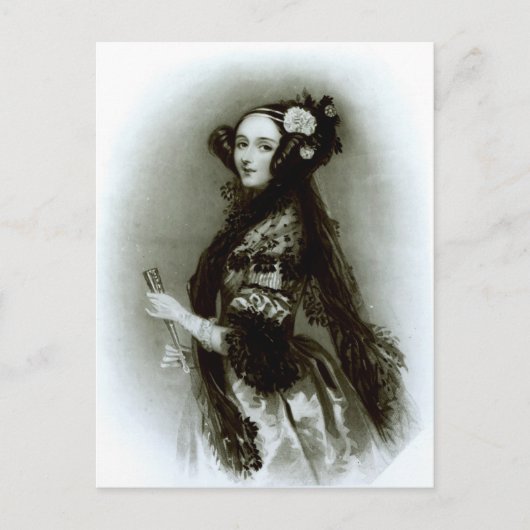 Augusta Ada Byron Countess of Lovelace Postkarte (Vorderseite)