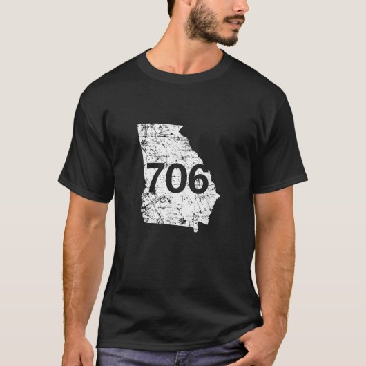 Augusta Athens Rome Area Code 706 Shirt Georgia Gi (Vorderseite)