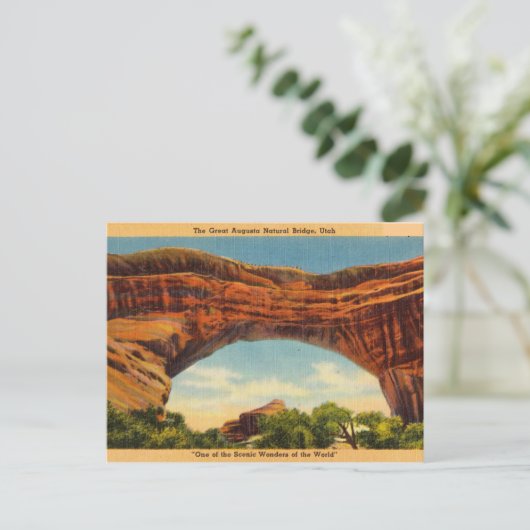 Augusta Bridge, Utah, Landschaftlich Wonder Postkarte (Stehend Vorderseite)