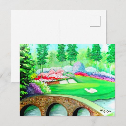 Augusta Georgia, Amen Postkarte (Vorne/Hinten)