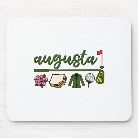 Augusta Georgia, Azalea, Golf, Pimento Cheese, Jac Mousepad (Vorne)
