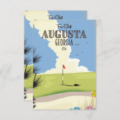 Augusta Georgia Golf Poster (Vorne/Hinten)