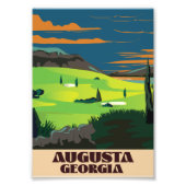 Augusta Georgia Golf Poster (Vorne)