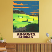 Augusta Georgia Golf Poster Leinwanddruck (Insitu (Wohnzimmer))