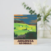 Augusta Georgia Golfplakat (Stehend Vorderseite)