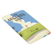 Augusta Georgia Golfplakat Magnet (Rechte Seite)