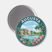 Augusta Georgia Magnet (Vorderseite/Rückseite)