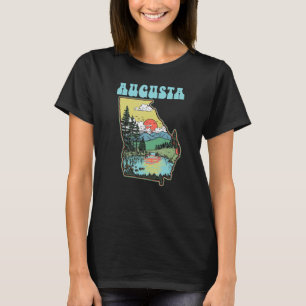 Augusta Georgia Outdoor Nature Vintager Staat Pri T-Shirt