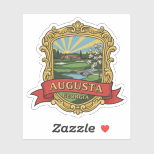 Augusta Georgia Reise Aufkleber