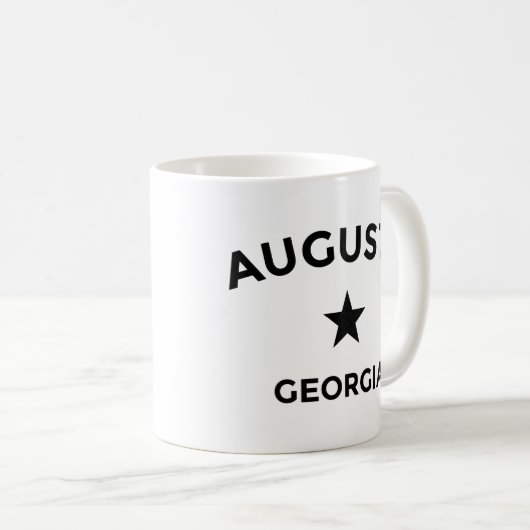 Augusta Georgia Tasse (VorderseiteRechts)