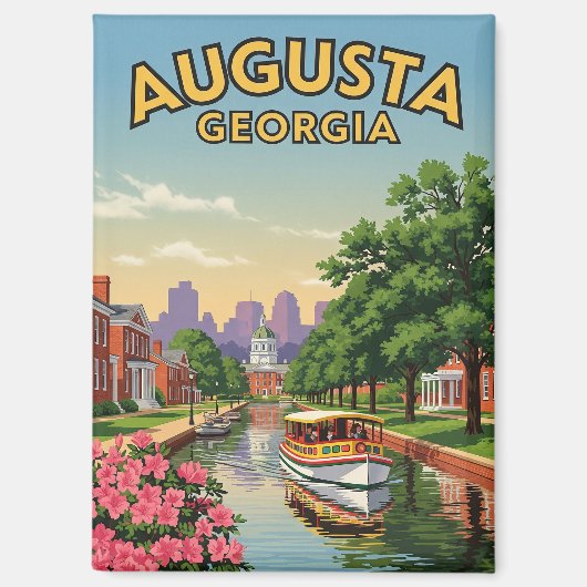 Augusta Georgia Travel Magnet (Vorderseite)