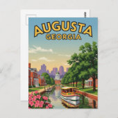 Augusta Georgia Travel Postkarte (Vorne/Hinten)