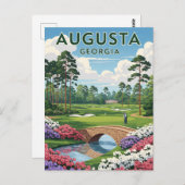 Augusta Georgia Travel Postkarte (Vorne/Hinten)