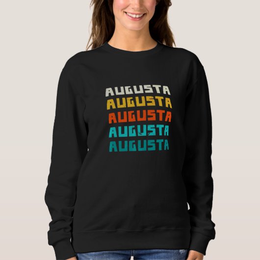 Augusta Georgia Vintag Ga Retro Collection Sweatshirt (Vorderseite)