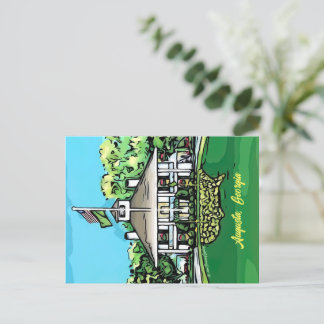 Augusta, Georgien Postkarte