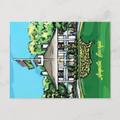 Augusta, Georgien Postkarte (Vorderseite)