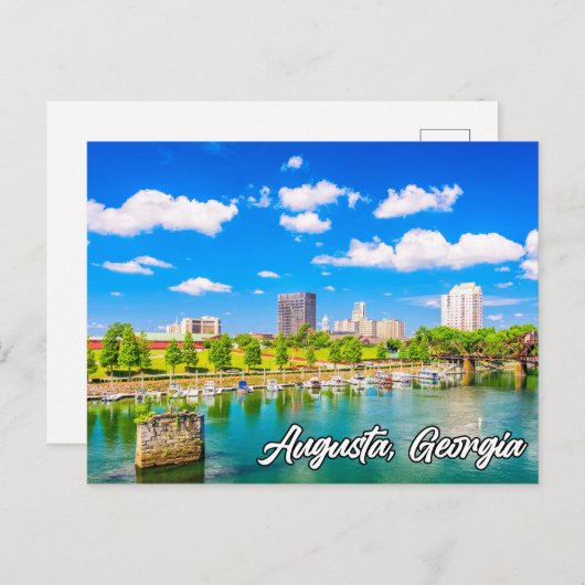 Augusta, Georgien, USA Postkarte (Vorne/Hinten)