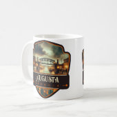 Augusta, Georgien | VINTAG Kaffeetasse (Vorderseite Links)