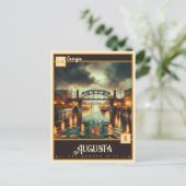 Augusta, Georgien | VINTAG Postkarte (Stehend Vorderseite)