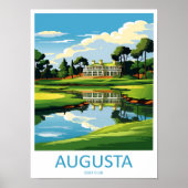 Augusta Golfplatz Reise Druck Wand Kunst Augusta (Vorne)