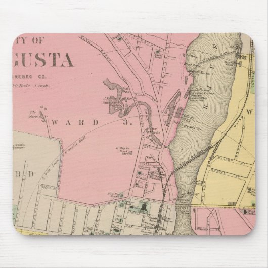 Augusta, Kennebec Co Mousepad (Vorne)