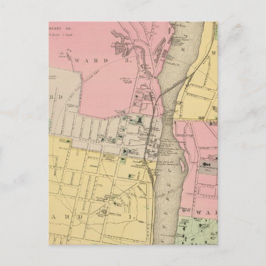 Augusta, Kennebec Co Postkarte (Vorderseite)