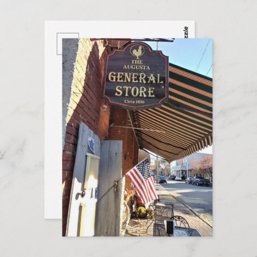 AUGUSTA KENTUCKY GENERAL STORE POSTCARDS POSTKARTE (Vorne/Hinten)