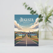 Augusta Kentucky Postkarte (Stehend Vorderseite)