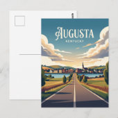 Augusta Kentucky Postkarte (Vorne/Hinten)