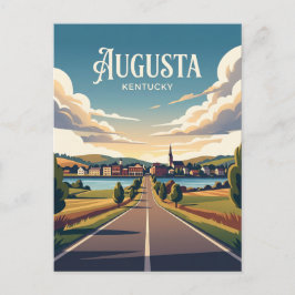 Augusta Kentucky Postkarte