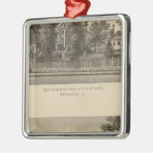 Augusta-Kirchen-Stuart-Wohnsitz Silbernes Ornament (Links)