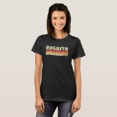 Augusta Ks Kansas Funny City Zuhause Roots Retro 7 T-Shirt (Vorne ganz)