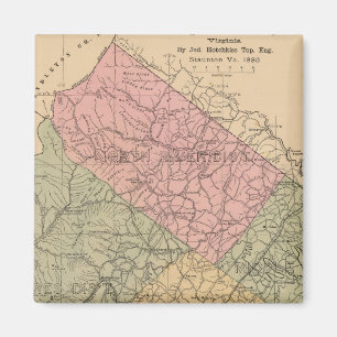 Augusta Landkreis, Virginia 2 Magnet