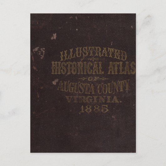 Augusta-Landkreis, Virginia Postkarte (Vorderseite)