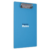 Augusta, Maine Clipboard Klemmbrett (Rechts)