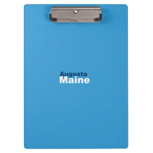 Augusta, Maine Clipboard Klemmbrett