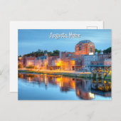 Augusta Maine Postkarte (Vorne/Hinten)