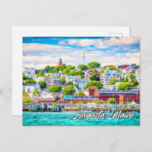Augusta, Maine, USA Postkarte (Vorne/Hinten)