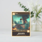 Augusta, Maine | VINTAG Postkarte (Stehend Vorderseite)