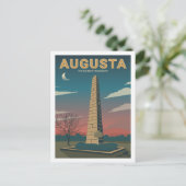 Augusta Monument Frische Pasta machen Postkarte (Stehend Vorderseite)