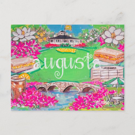Augusta National Ikonen Postkarte (Vorderseite)