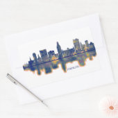 Augusta Skyline Rechteckiger Aufkleber (Umschlag)