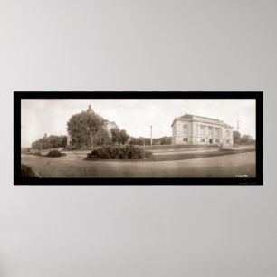 Augustana Uni Fahrwerk-Foto 1914 Poster