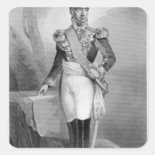 Auguste Frederic Louis Viesse de Marmont Quadratischer Aufkleber