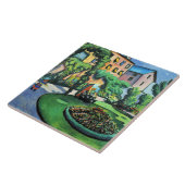 Auguste Macke - Gartenbild, beliebtes Gemälde, Fliese (Seite)