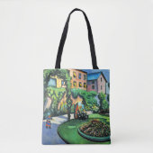 Auguste Macke - Gartenbild, beliebtes Gemälde, Tasche (Vorderseite)