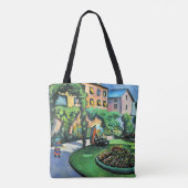 Auguste Macke - Gartenbild, beliebtes Gemälde, Tasche (Rückseite)