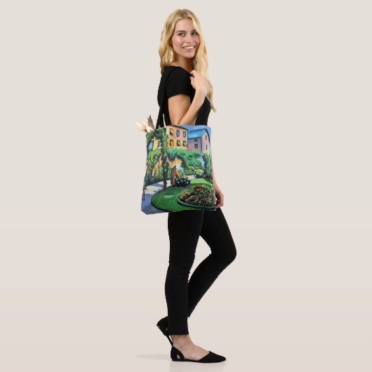 Auguste Macke - Gartenbild, beliebtes Gemälde, Tasche (Am Model)