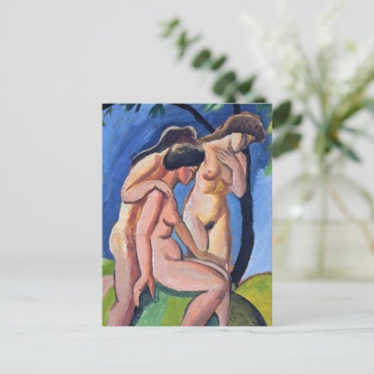 Auguste Macke Three Acts Postkarte (Stehend Vorderseite)