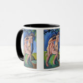 Auguste Macke Three Acts Tasse (Vorderseite Links)